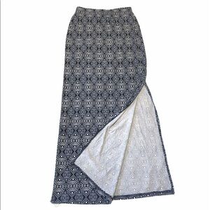 Miss Valley Maxi Skirt Elastic Waist Sz S